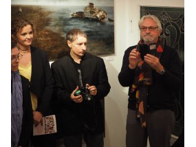 od prawej: Gabriella Kolesa, Mariusz Krawczyk, Fabrizio Riccardi